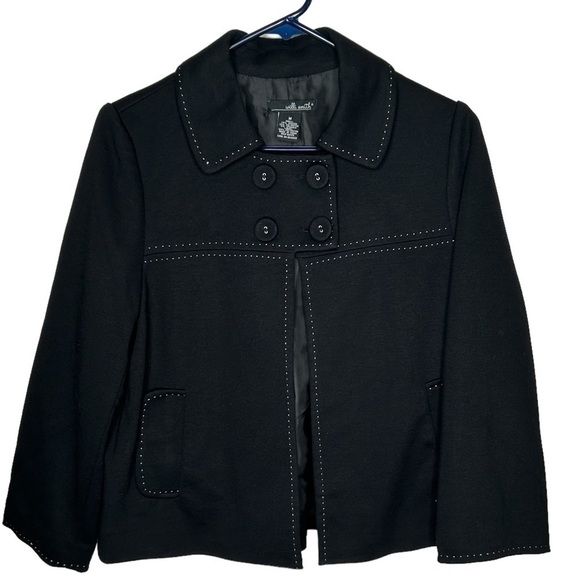 Willi Smith Women’s Blazer Size M Black Career Business - Picture 1 of 3